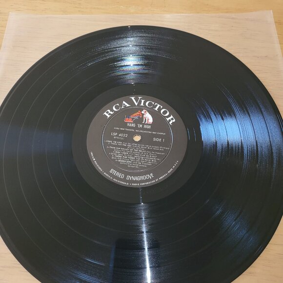 Hugo Montenegro Hang 'Em High Vinyl Record 1968 RCA Victor LSP-4022 Western LPC - Picture 9 of 9